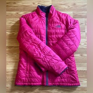Pink/Purple Reversible North Face Jacket
